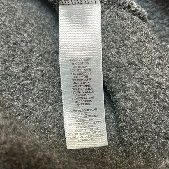 Alternative Apparel Dark Grey Tri-Blend Jersey Knit Long Sleeve Raglan Pullover - Picture 7 of 8